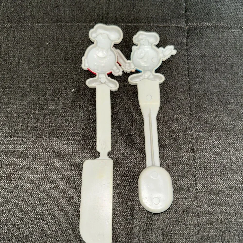 Easy-Bake Oven M&M’s Cake Bake Set - Red Spatula and Blue Teaspoon - Preowned